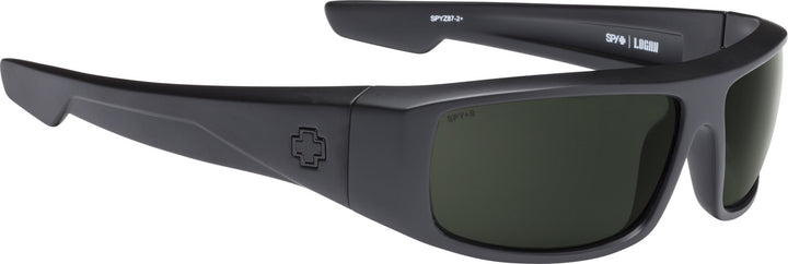 Spy Logan Matte Black ANSI RX | Happy Gray Green