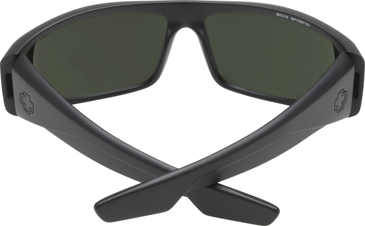 Spy Logan Matte Black ANSI RX | Happy Gray Green