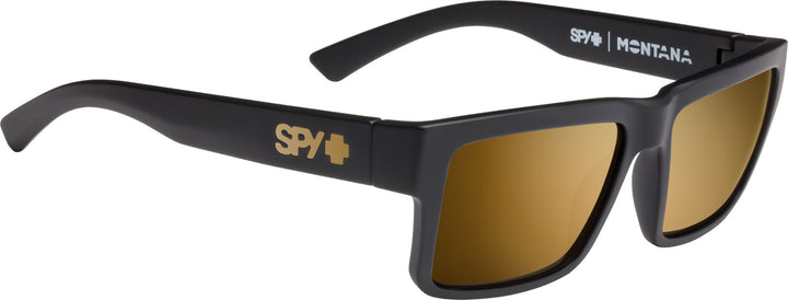 Spy Montana Soft Matte Black | Happy Bronze w/ Gold Spectra Mirror