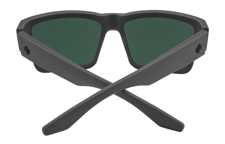 Spy Cyrus Soft Matte Dark Gray | Happy Gray Green Polar w/ Black Spectra Mirror