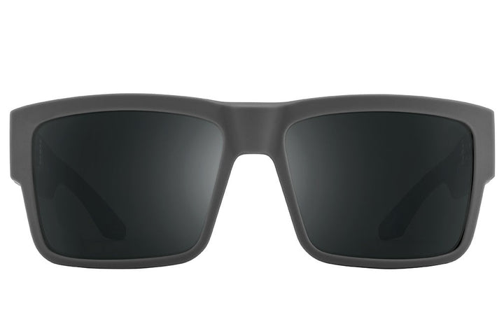Spy Cyrus Soft Matte Dark Gray | Happy Gray Green Polar w/ Black Spectra Mirror