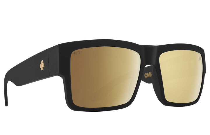 Spy Cyrus Club Midnite Soft Matte Black | Happy Bronze Gold Spectra Mirror