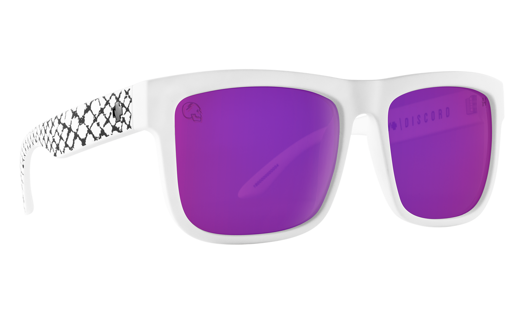 Spy Discord Slayco Matte White Viper | Happy Bronze Purple Spectra