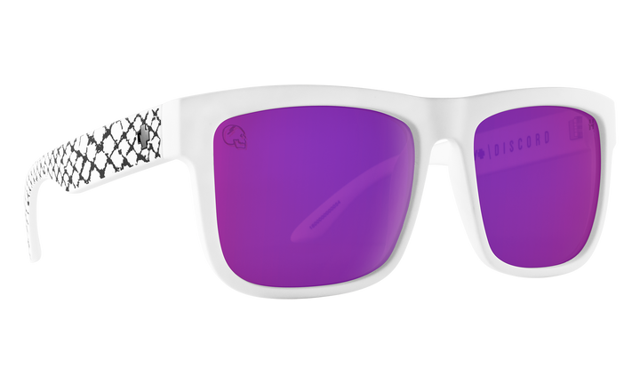 Spy Discord Slayco Matte White Viper | Happy Bronze Purple Spectra