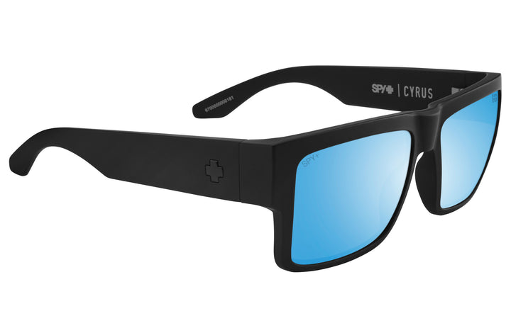 Spy Cyrus Matte Black | Happy Boost Bronze Polar Ice Blue Spectra Mirror