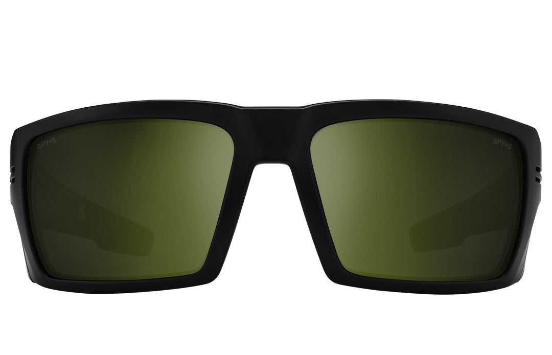 Spy Rebar ANSI Matte Black | Happy Bronze Polar Olive Spectra Mirror