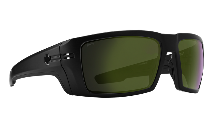 Spy Rebar ANSI Matte Black | Happy Bronze Polar Olive Spectra Mirror