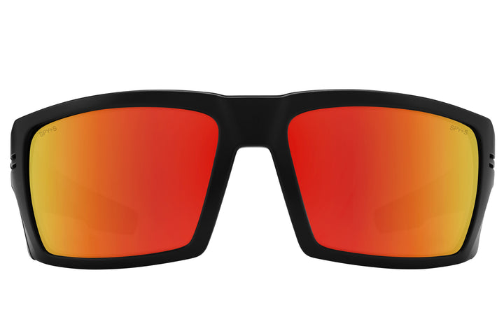 Spy Rebar ANSI Matte Black | Happy Bronze Red Spectra Mirror