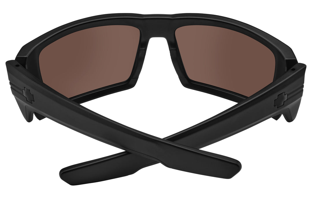 Spy Rebar ANSI Matte Black | Happy Bronze Red Spectra Mirror
