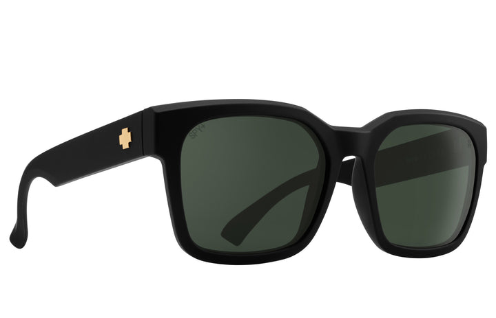 Spy Dessa Soft Matte Black | Happy Gray Green Polarized