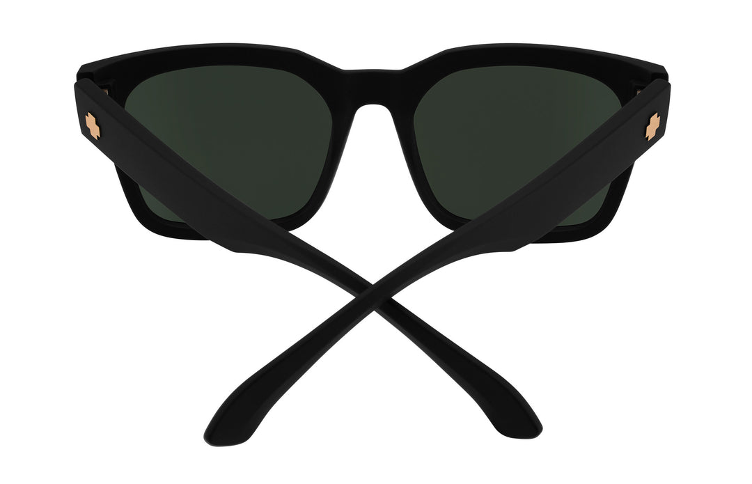 Spy Dessa Soft Matte Black | Happy Gray Green Polarized