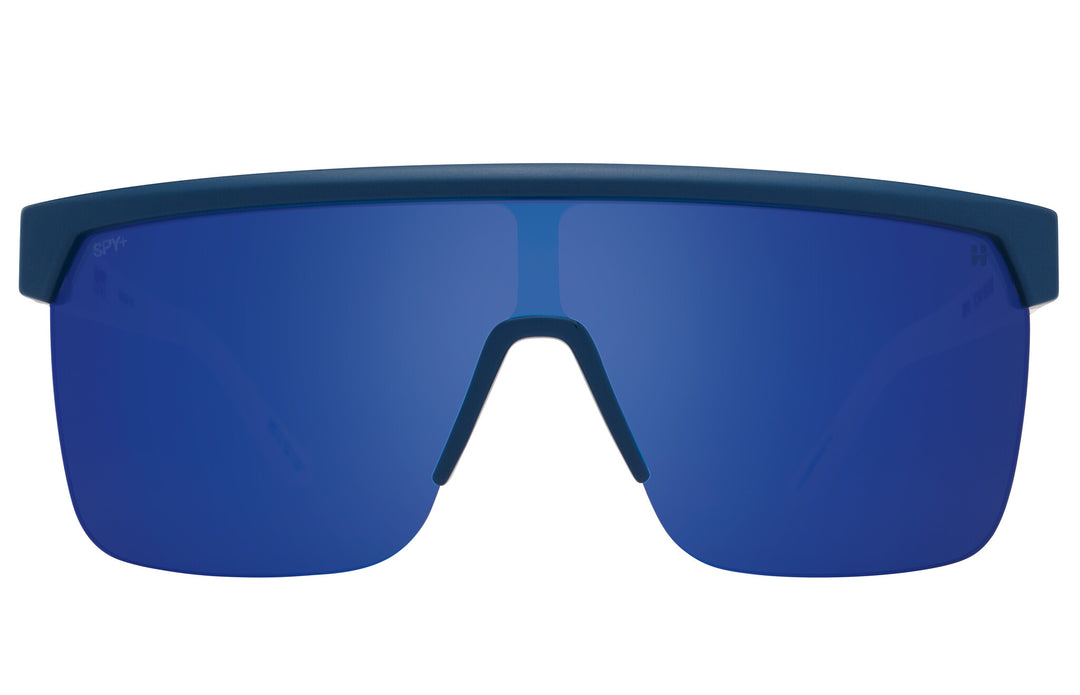 Spy Flynn 5050 Matte Blue Matte White | Happy Gray Green Blue Mirror