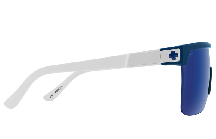 Spy Flynn 5050 Matte Blue Matte White | Happy Gray Green Blue Mirror