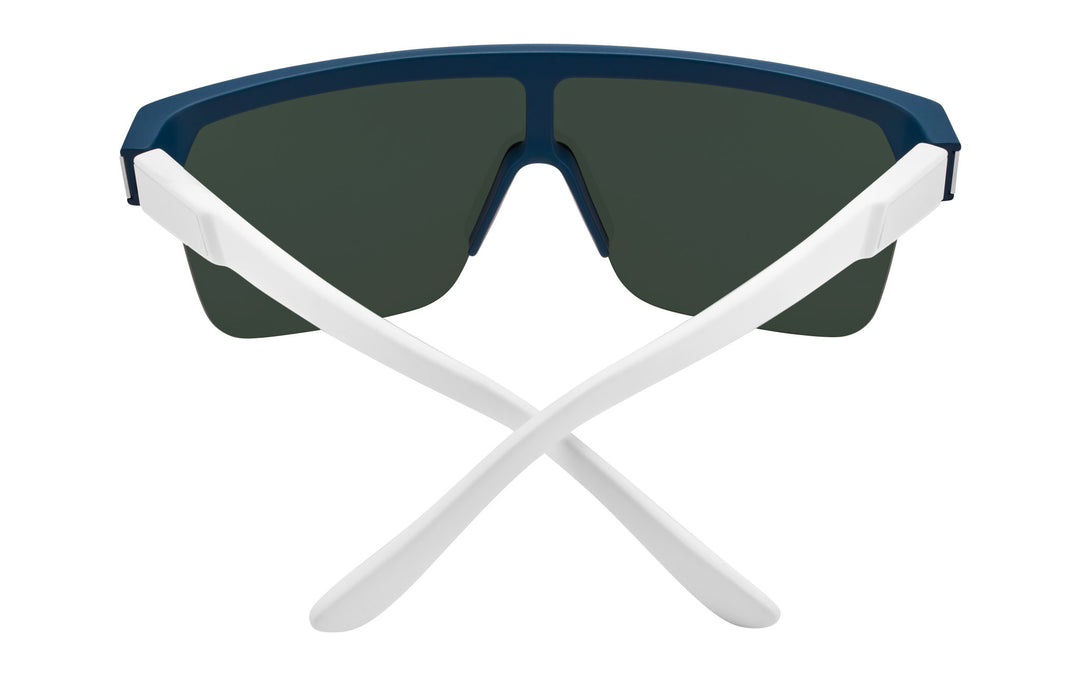 Spy Flynn 5050 Matte Blue Matte White | Happy Gray Green Blue Mirror