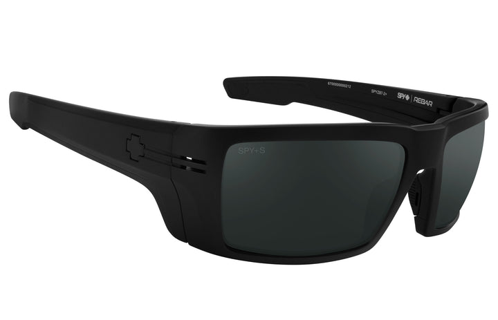 Spy Rebar ANSI Matte Black | Happy Boost Polar Black Mirror