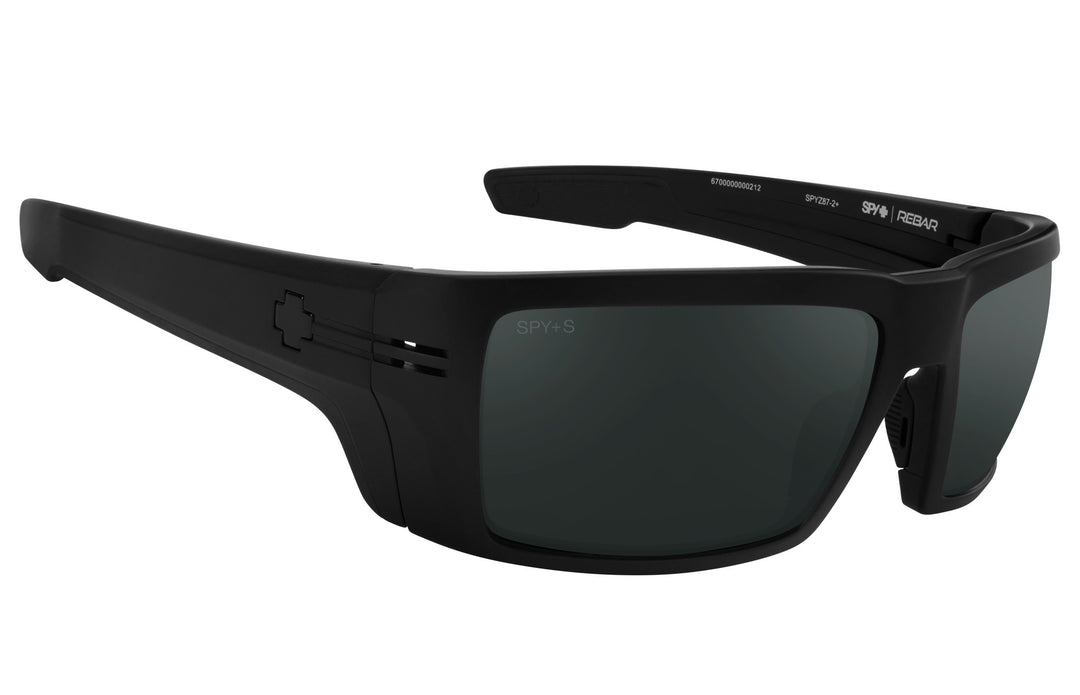 Spy Rebar ANSI Matte Black | Happy Boost Polar Black Mirror