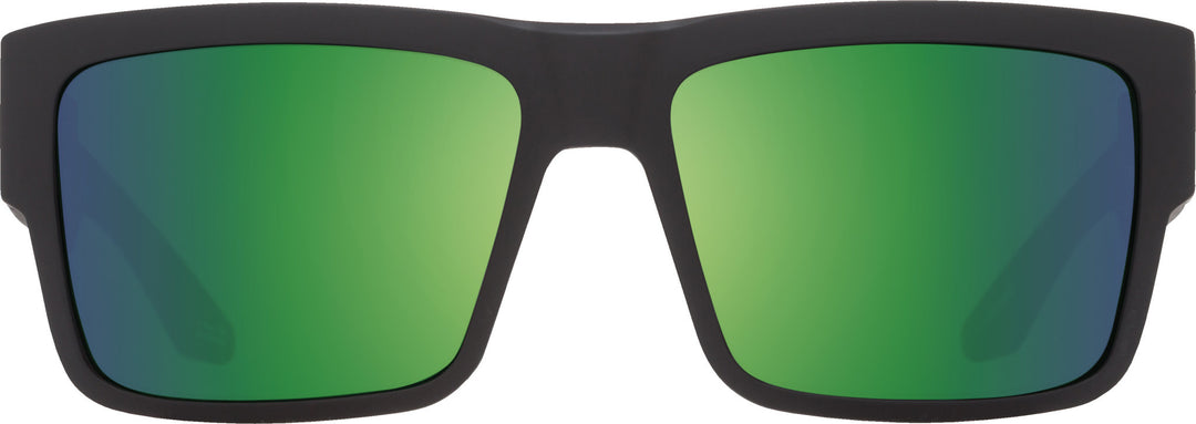 Spy Cyrus Matte Black | Happy Bronze Polar w/ Green Spectra