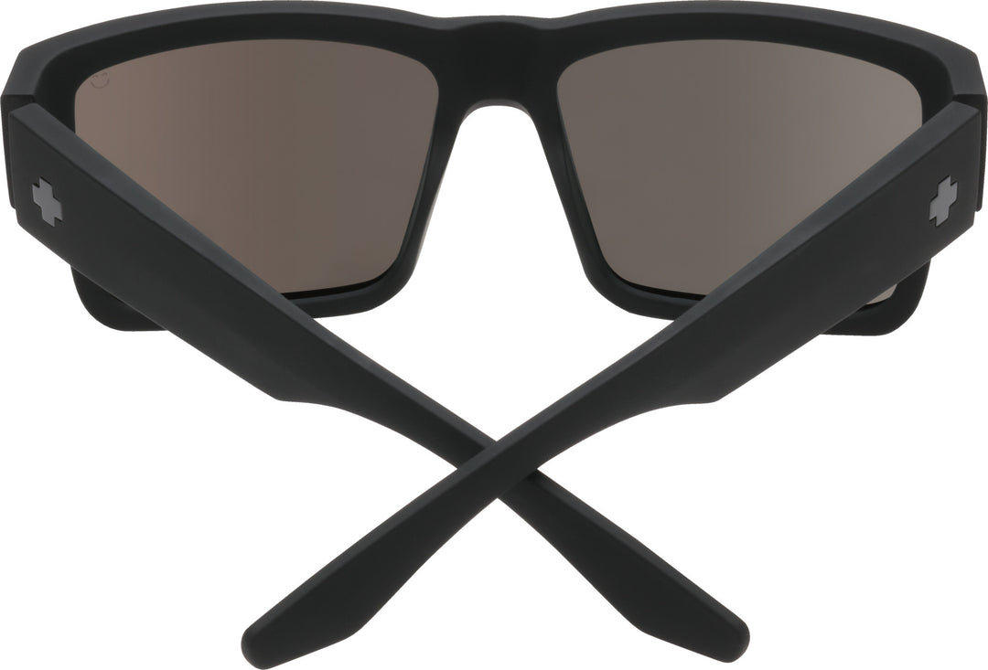 Spy Cyrus Soft Matte Black | Happy Bronze w/ Blue Spectra Mirror