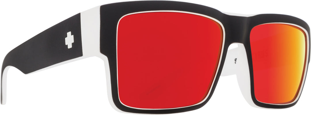 Spy Cyrus Whitewall | Happy Gray Green w/ Red Spectra Mirror