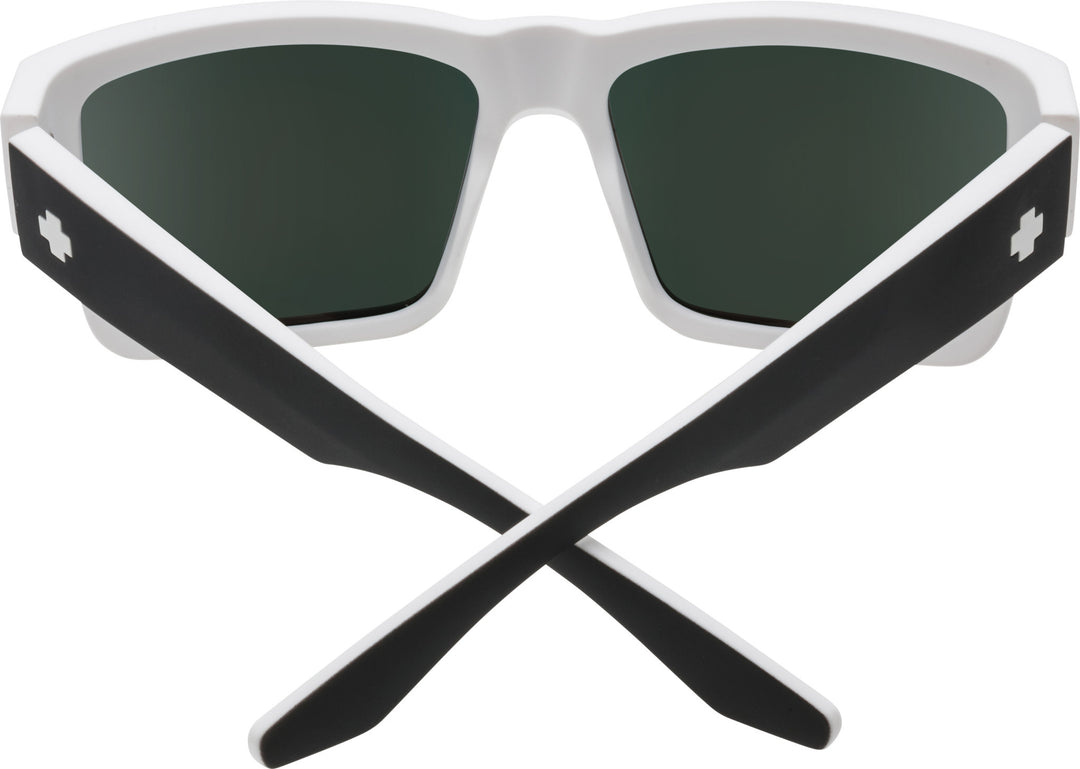 Spy Cyrus Whitewall | Happy Gray Green w/ Red Spectra Mirror