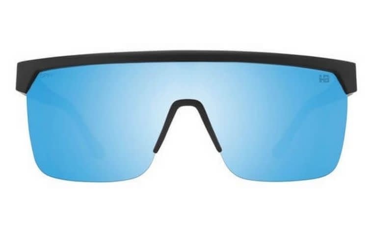 Spy Flynn 5050 Soft Matte Black | Happy Boost Polar Ice Blue Mirror