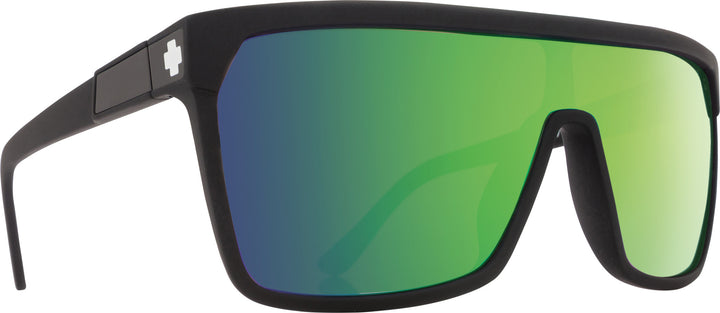 Spy Flynn Matte Black | Happy Bronze With Green Spectra Mirror