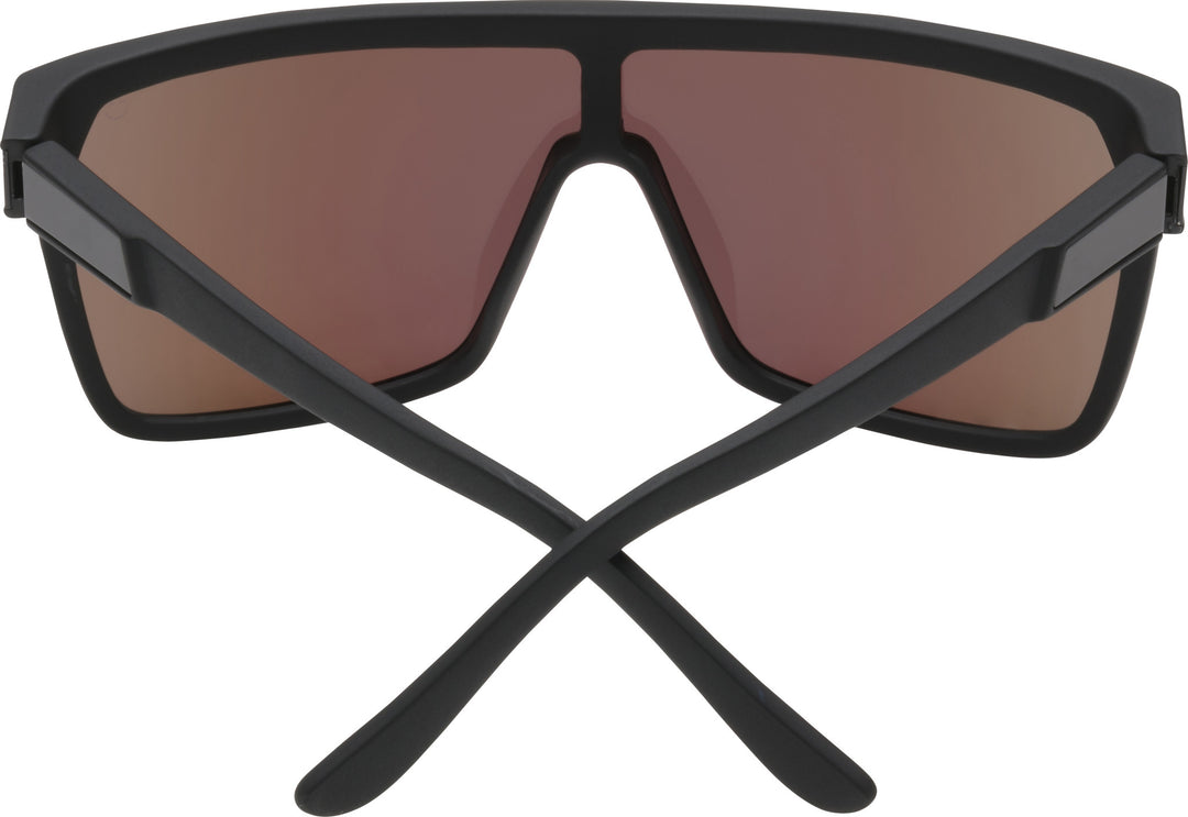 Spy Flynn Matte Black | Happy Bronze With Green Spectra Mirror