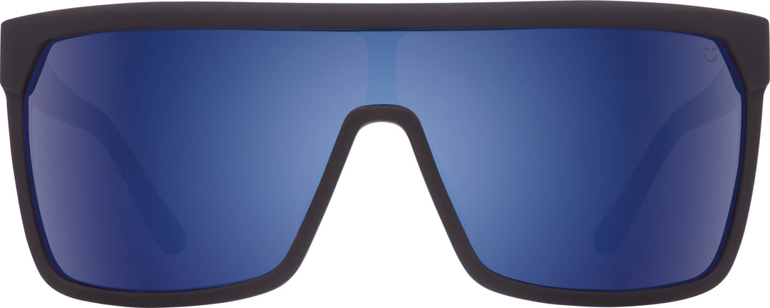 Spy Flynn Soft Matte Black | Happy Bronze w/ Dark Blue Spectra Mirror