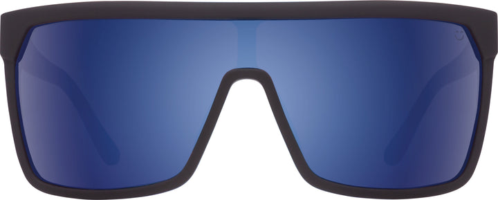 Spy Flynn Soft Matte Black | Happy Bronze w/ Dark Blue Spectra Mirror