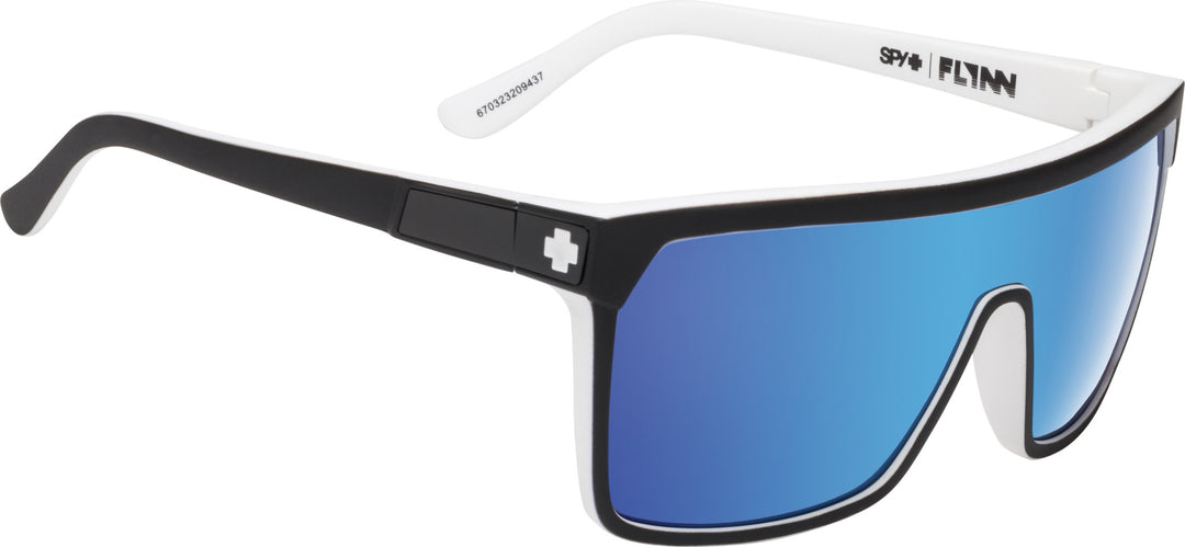 Spy Flynn Whitewall | Happy Gray Green w/ Light Blue Spectra Mirror