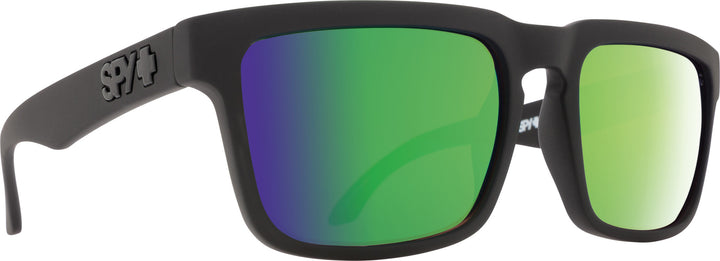 Spy Helm Matte Black | Happy Bronze Polar w/ Green Spectra Mirror