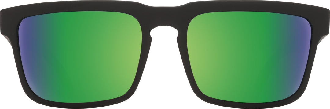 Spy Helm Matte Black | Happy Bronze Polar w/ Green Spectra Mirror