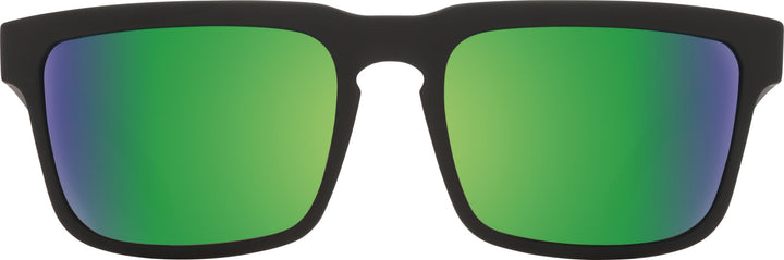 Spy Helm Matte Black | Happy Bronze Polar w/ Green Spectra Mirror