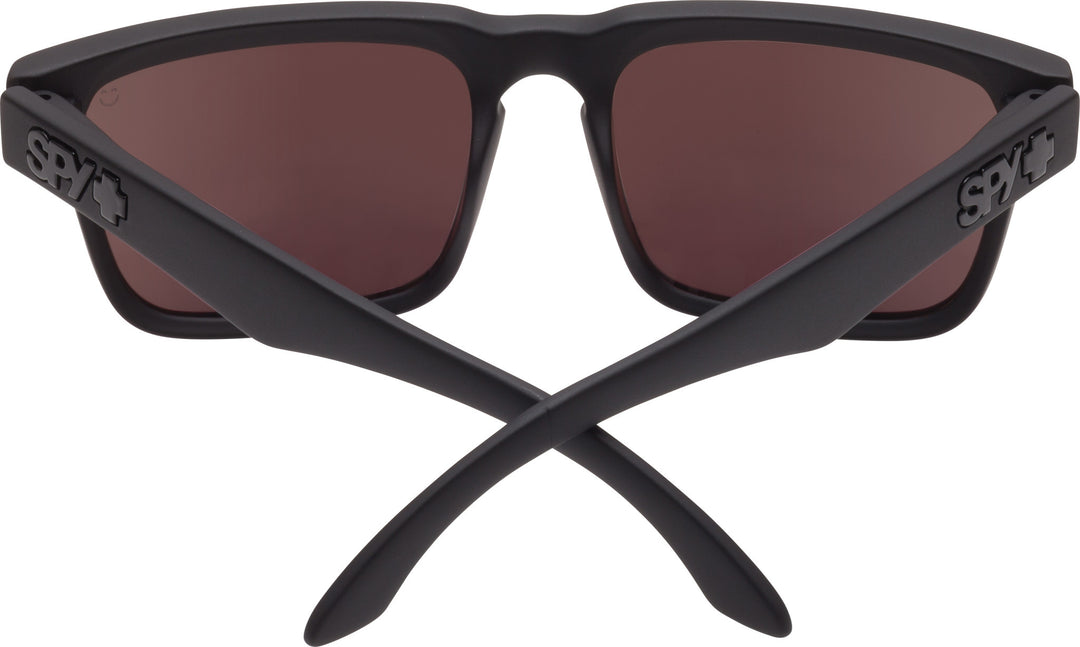 Spy Helm Matte Black | Happy Bronze Polar w/ Green Spectra Mirror