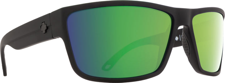 Spy Rocky Soft Matte Black | Happy Bronze Polar w/ Green Spectra Mirror