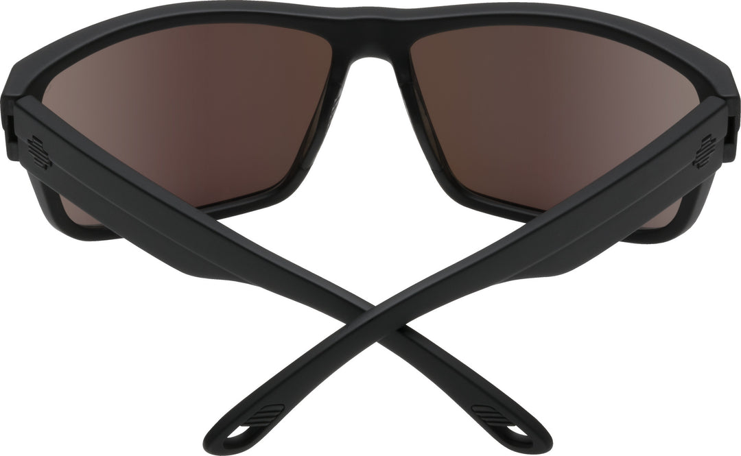 Spy Rocky Soft Matte Black | Happy Bronze Polar w/ Green Spectra Mirror