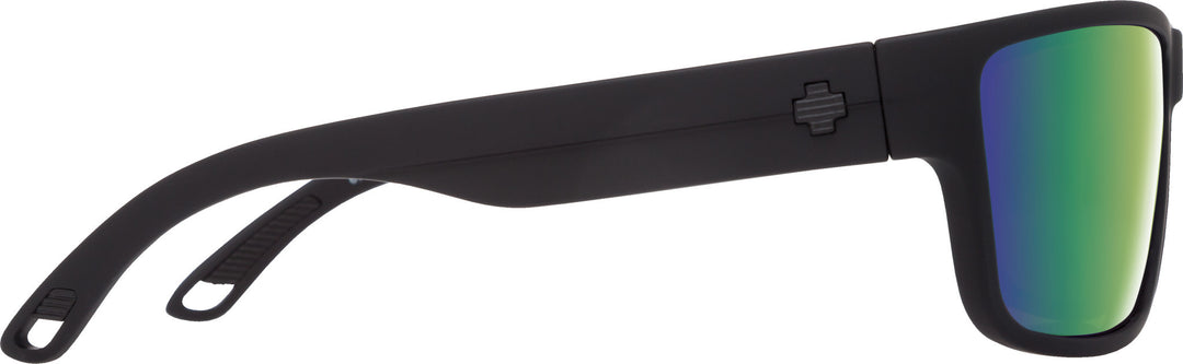 Spy Rocky Soft Matte Black | Happy Bronze Polar w/ Green Spectra Mirror