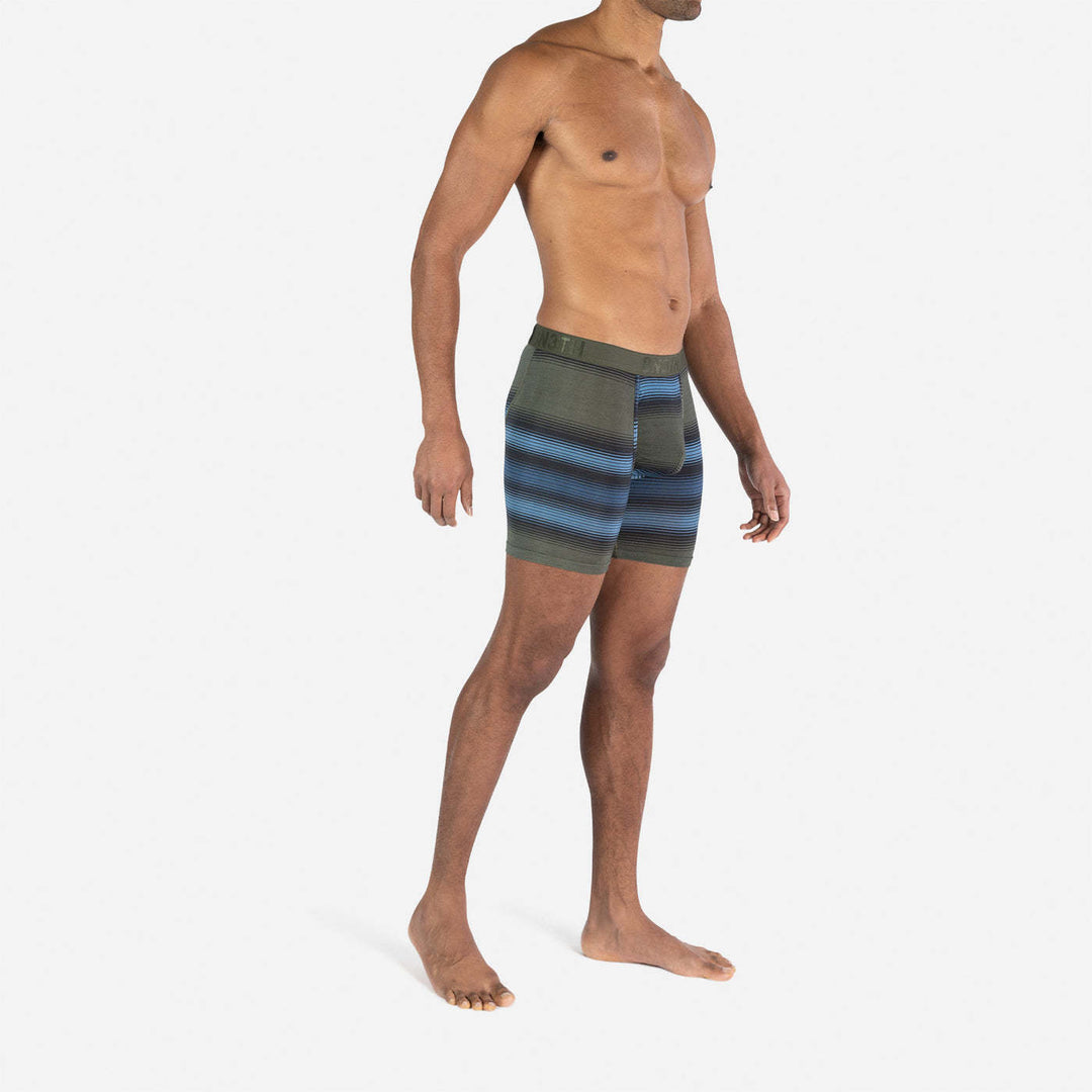 Bn3Th Classic Icon Boxer Brief Print | Rhythm Stripe-Moss