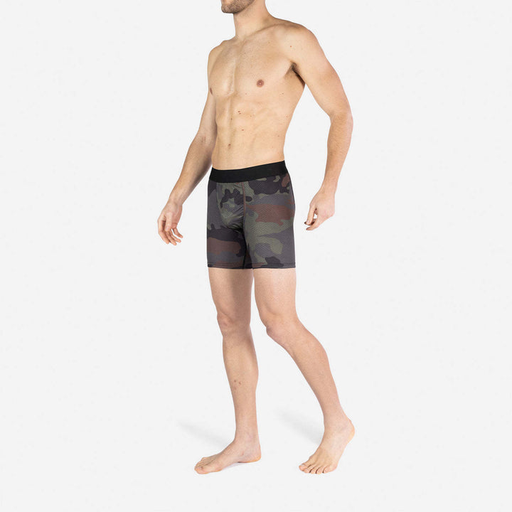 Bn3Th Pro Agua X Boxer Brief Print | Basecamp Camo-Woodland