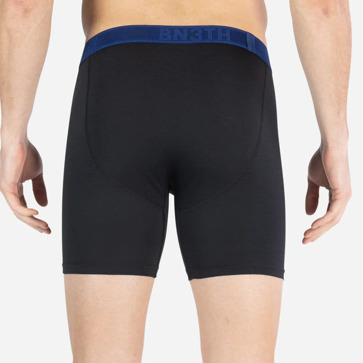 BN3TH Pro Flex Boxer Brief 3 Pack, Black/Recovery/Rhubarb, Recovery back close-up on model 