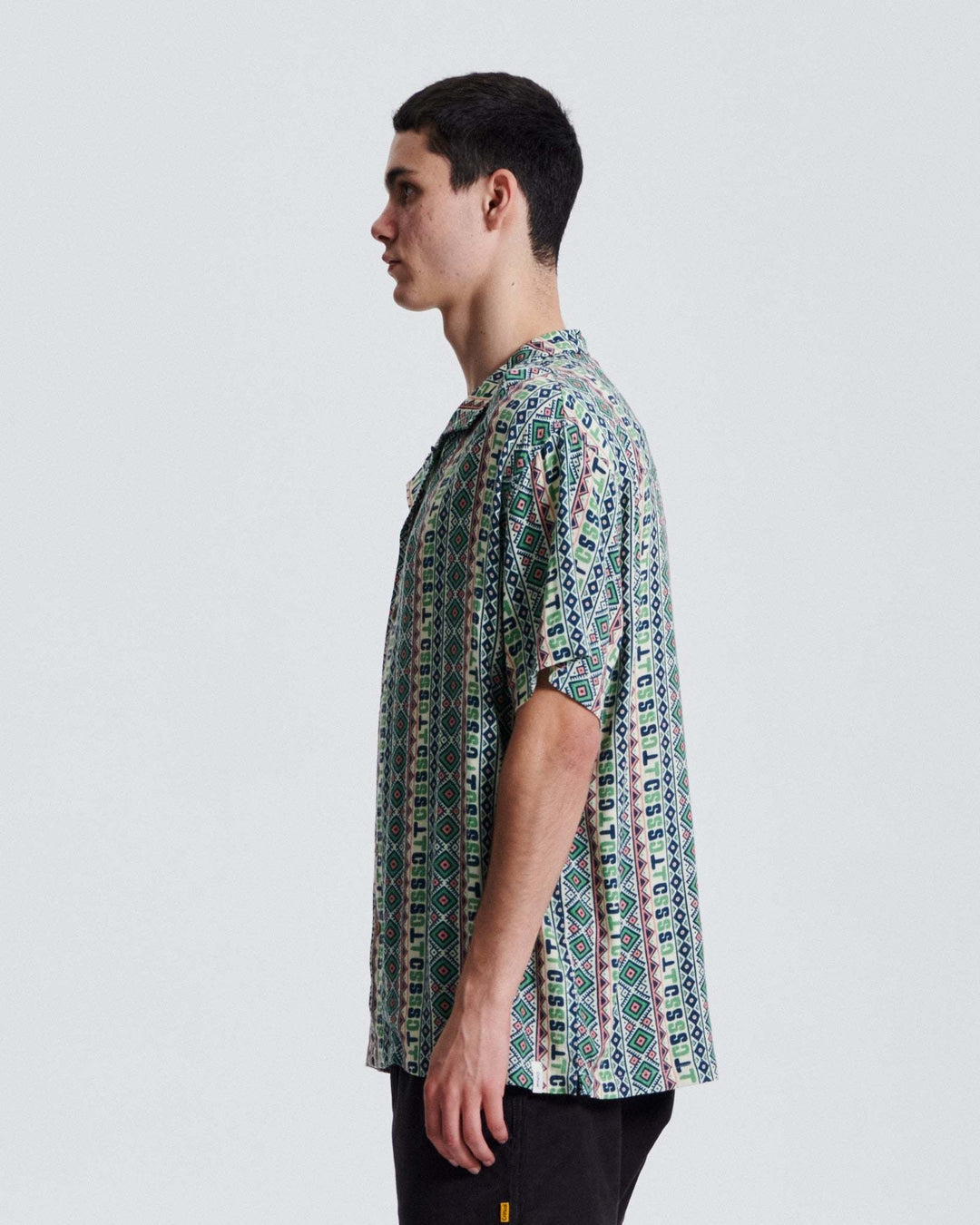 Critical Slide Dunstin Short Sleeve Resort Shirt (Unisex) | Ecru