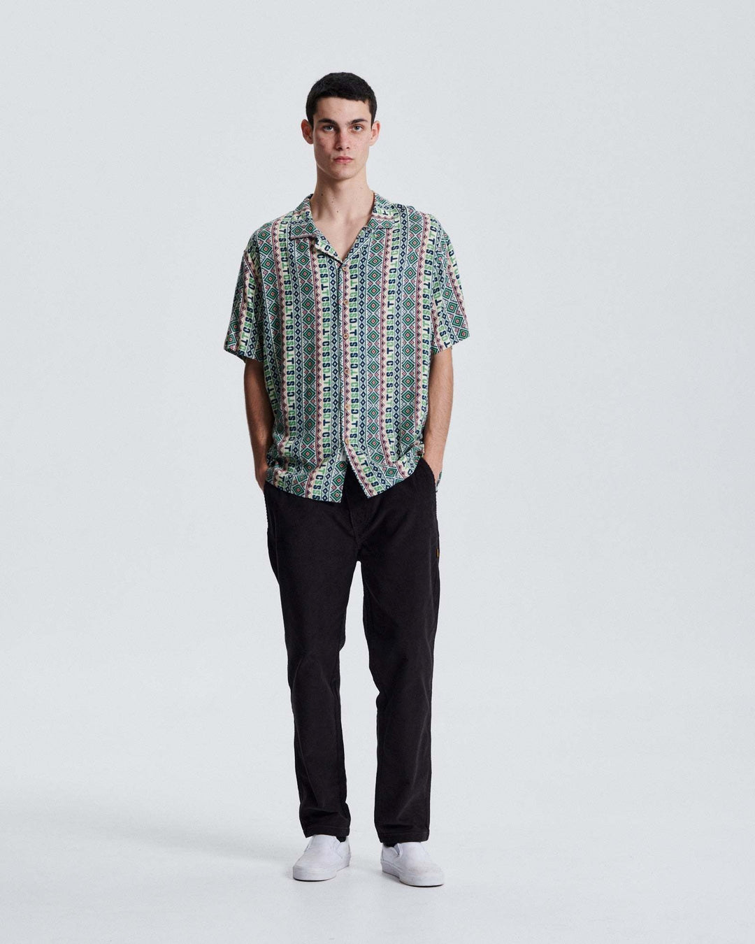 Critical Slide Dunstin Short Sleeve Resort Shirt (Unisex) | Ecru