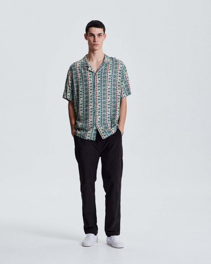 Critical Slide Dunstin Short Sleeve Resort Shirt (Unisex) | Ecru