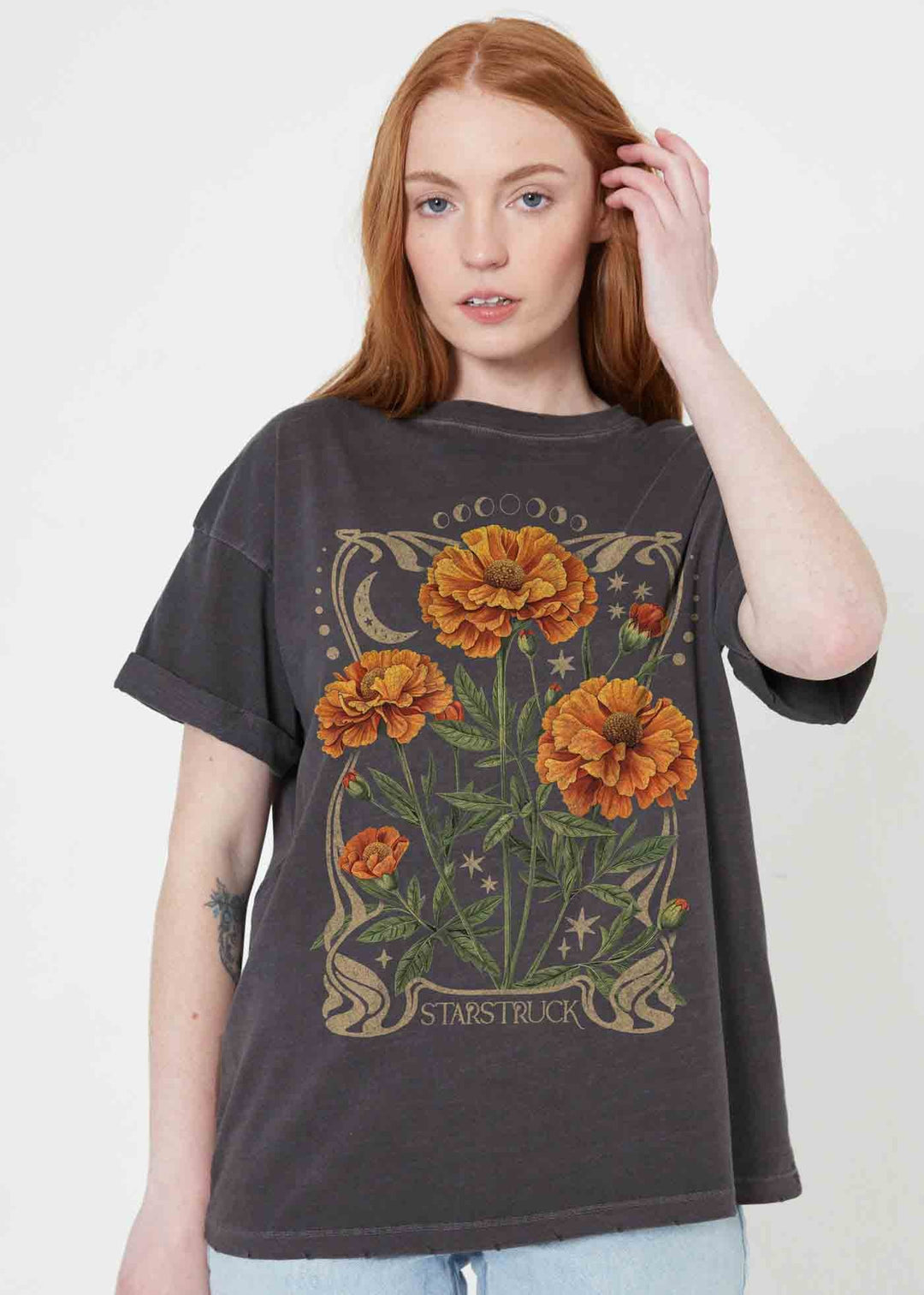 Girl Dangerous Starstruck Boyfriend Tee (Women&