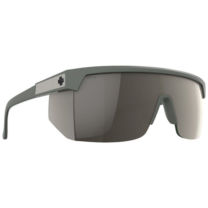 Spy Super Flynn ANSI Matte Olive Green | Happy Bronze Pewter Mirror