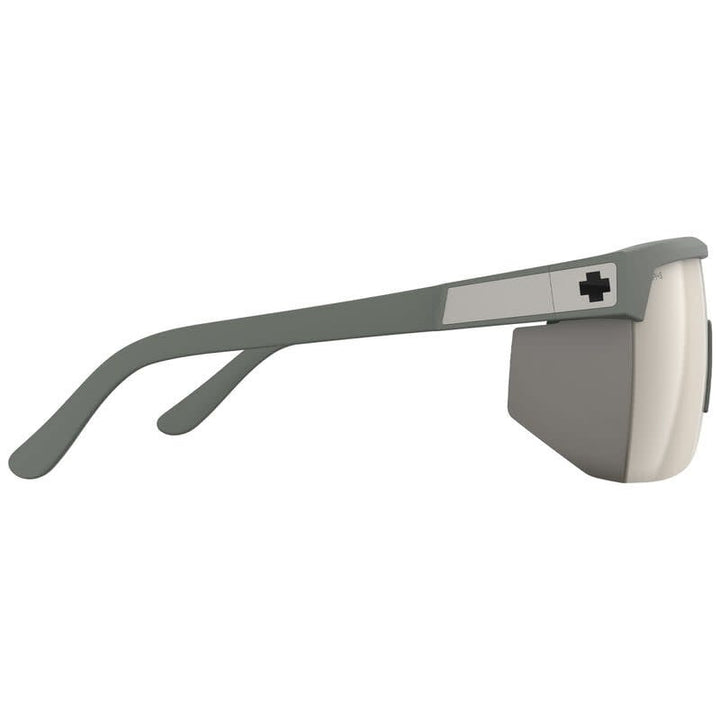 Spy Super Flynn ANSI Matte Olive Green | Happy Bronze Pewter Mirror