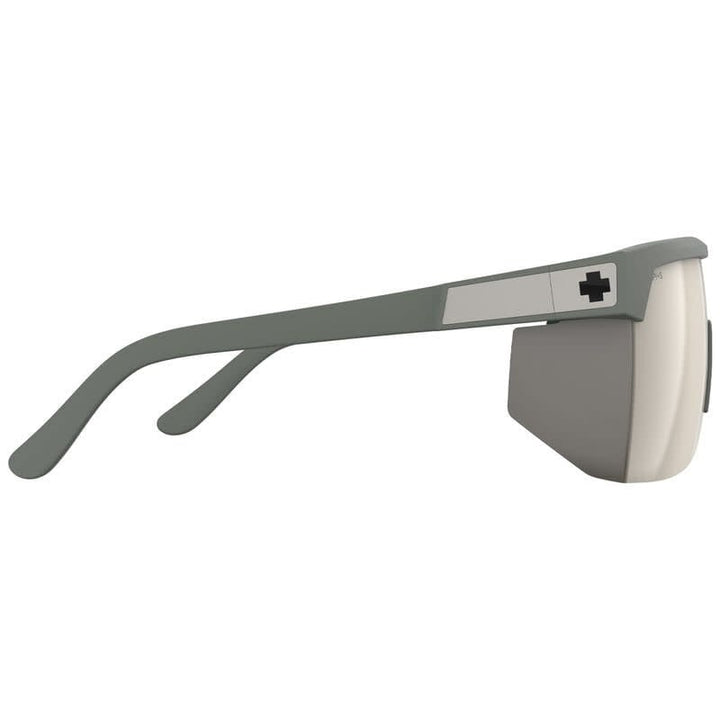 Spy Super Flynn ANSI Matte Olive Green | Happy Bronze Pewter Mirror