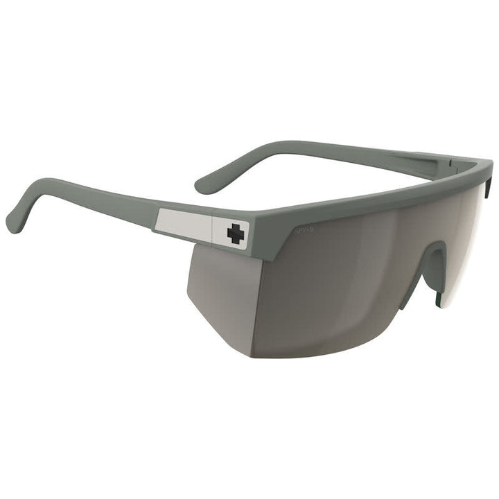 Spy Super Flynn ANSI Matte Olive Green | Happy Bronze Pewter Mirror