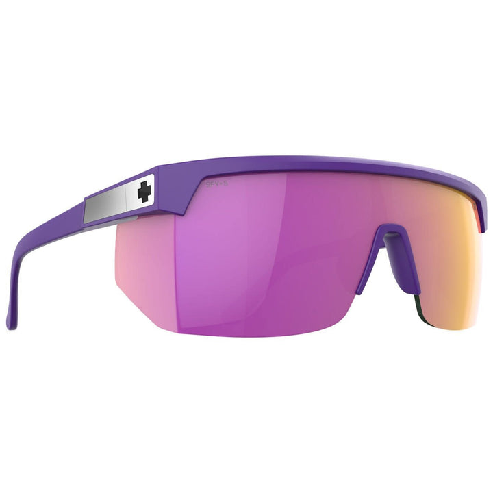 Spy Super Flynn ANSI Matte Purple | Happy Gray Green Pink Mirror