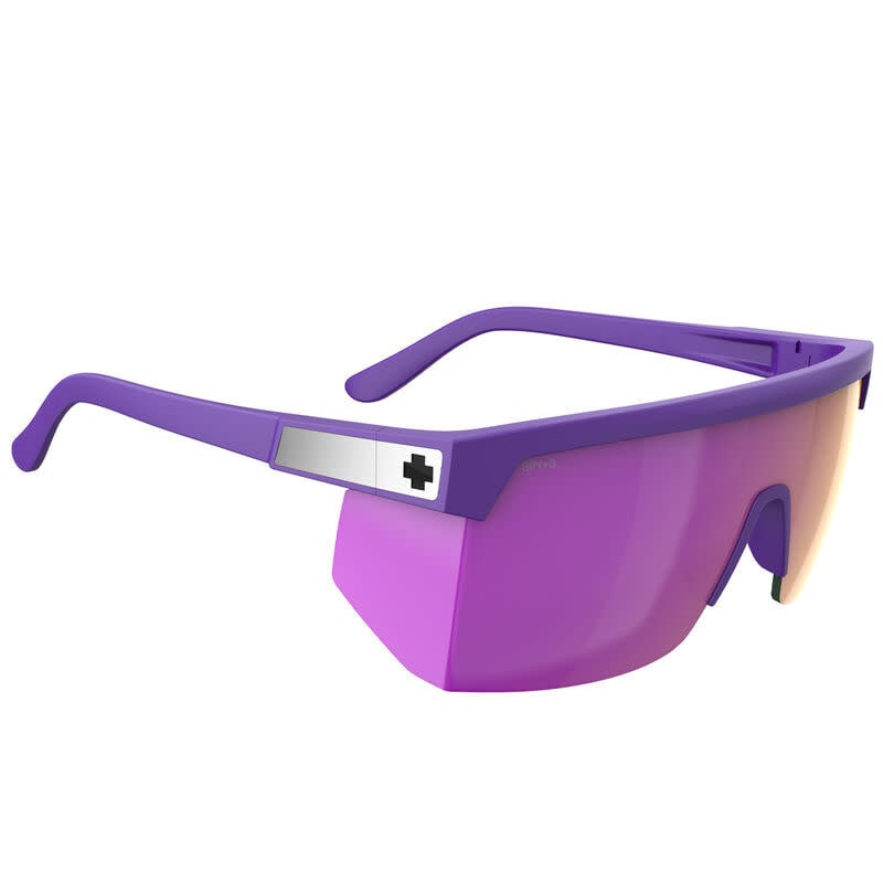 Spy Super Flynn ANSI Matte Purple | Happy Gray Green Pink Mirror
